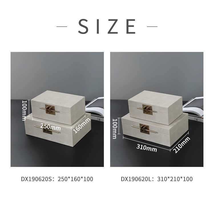 Luxury Custom Logo Printed White Jewelry Box Wooden Leather Jewellery Necklace/ Earrings Box Organizer