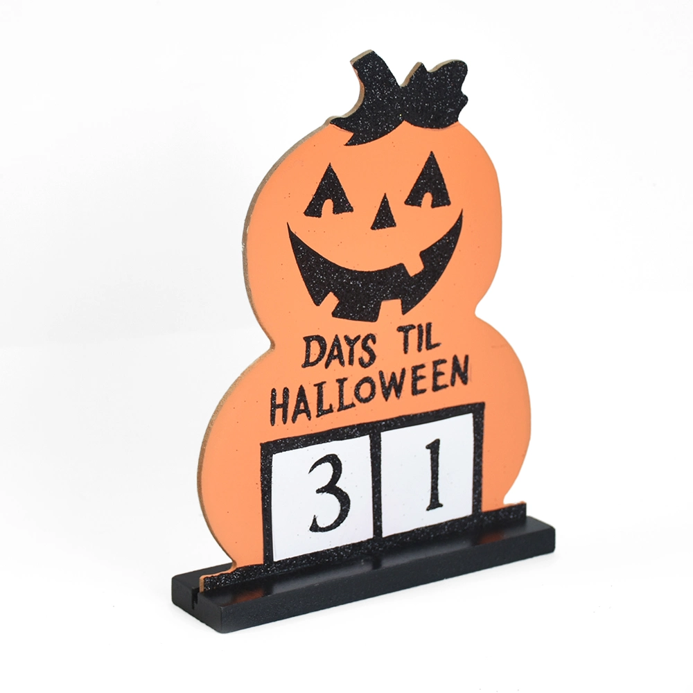 Halloween Wooden Table Decoration, Wooden Table Top Sign, Halloween Decoration