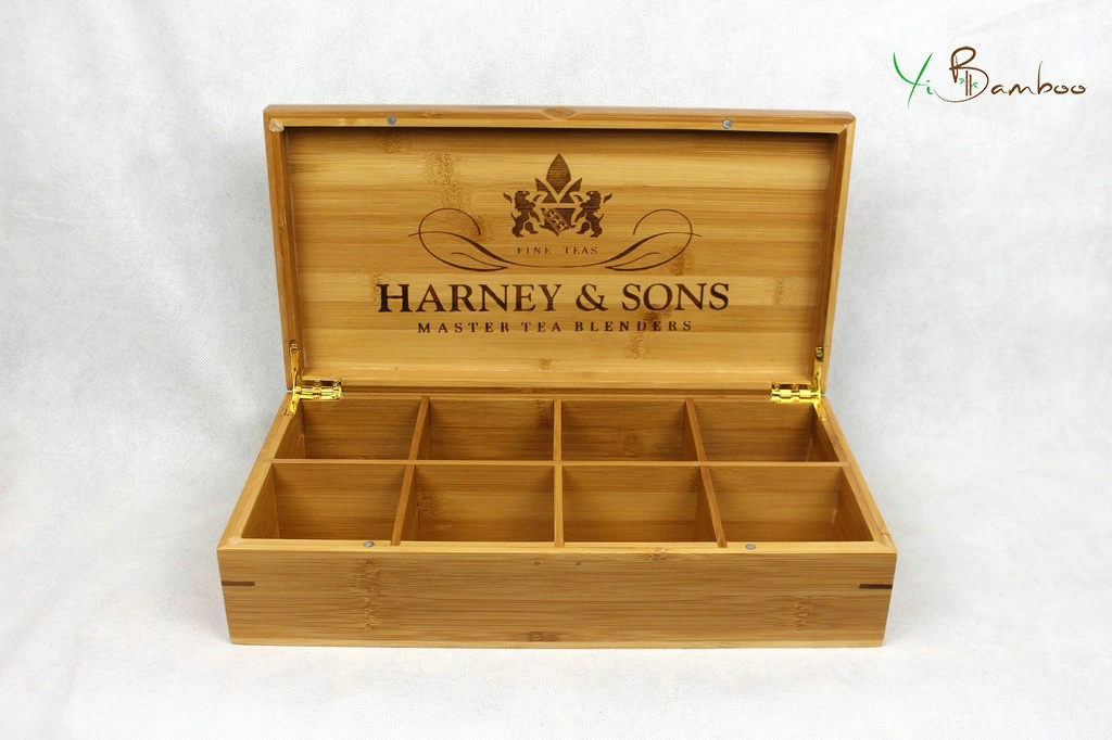 Wholesale Custom Logo Printing Reusable Wooden Tea Packaging Piano Lacquered Gift Storage Boxes