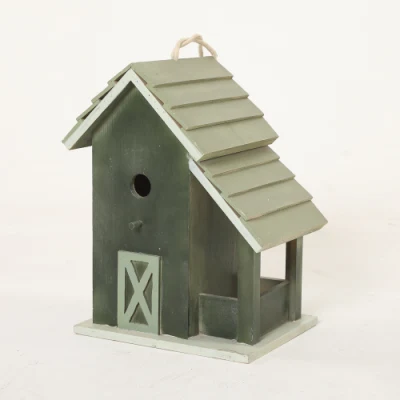 Casetta per uccelli sospesa in legno per uso esterno