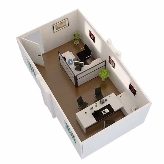 Vendita calda Gabbia per uccelli in legno impermeabile Casa a due piani traspirante Casa per animali in legno premium