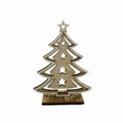 Decorazione per albero di Natale in legno scavato