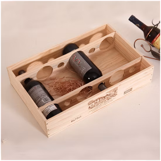 Set regalo per vino incisibili, confezioni personalizzate di scatole di bosso di bambù, scatole di vino in legno